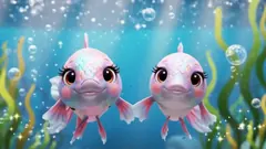 Colourful fish from the Fizzy Wizzy Fish rhyme